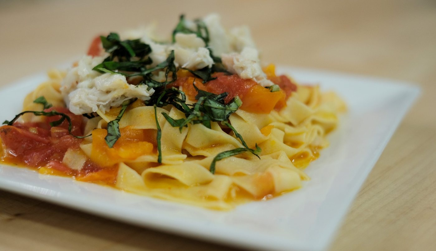 A dish from Chef Mike’s cooking series