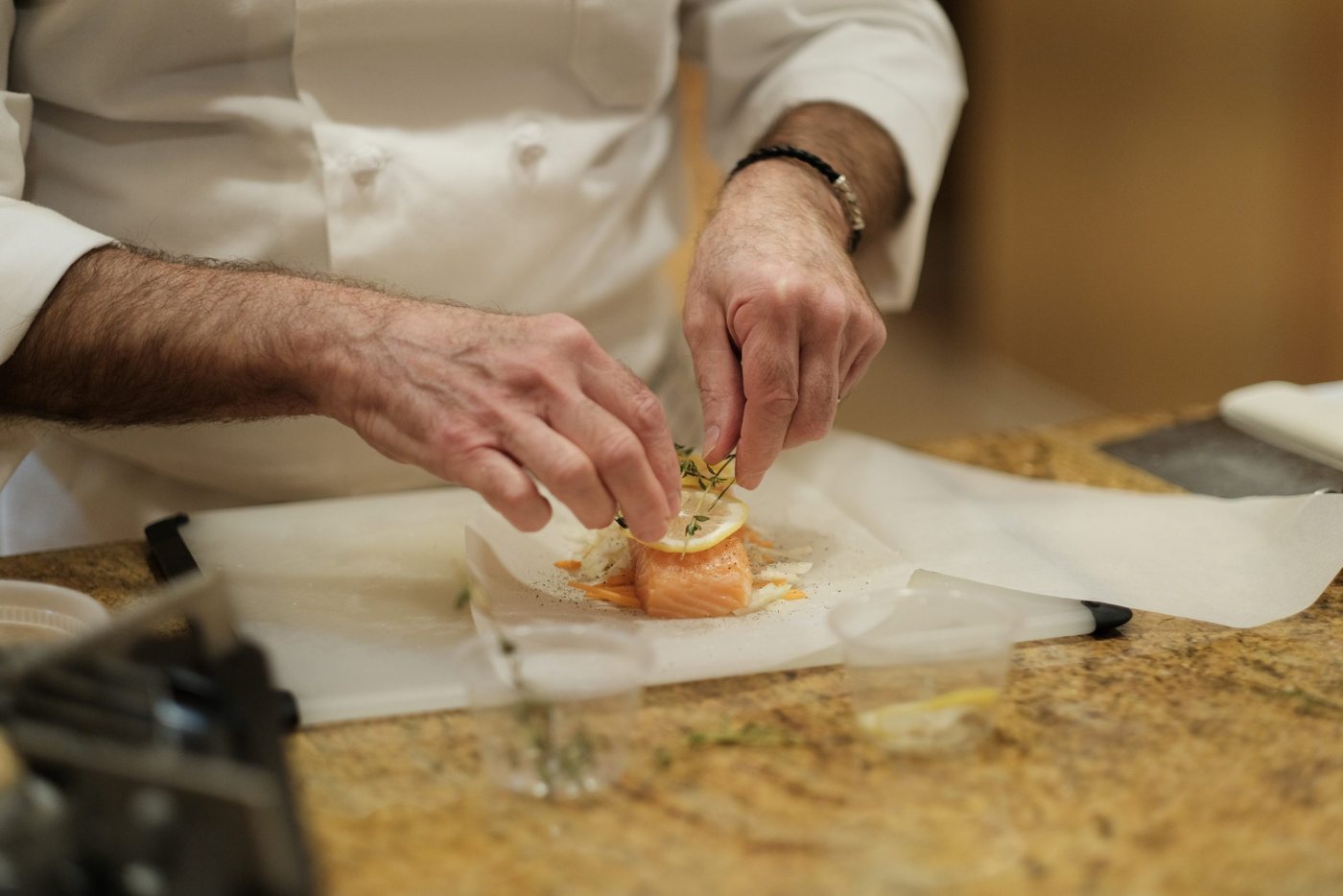 A dish from Chef Mike’s cooking series