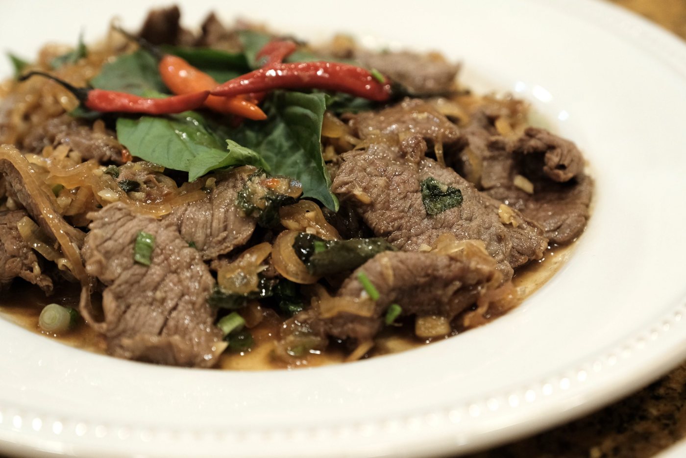A dish from Chef Mike’s cooking series