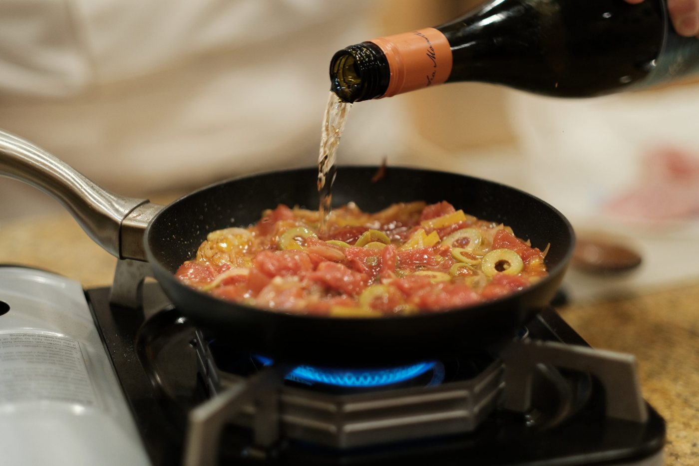 A dish from Chef Mike’s cooking series