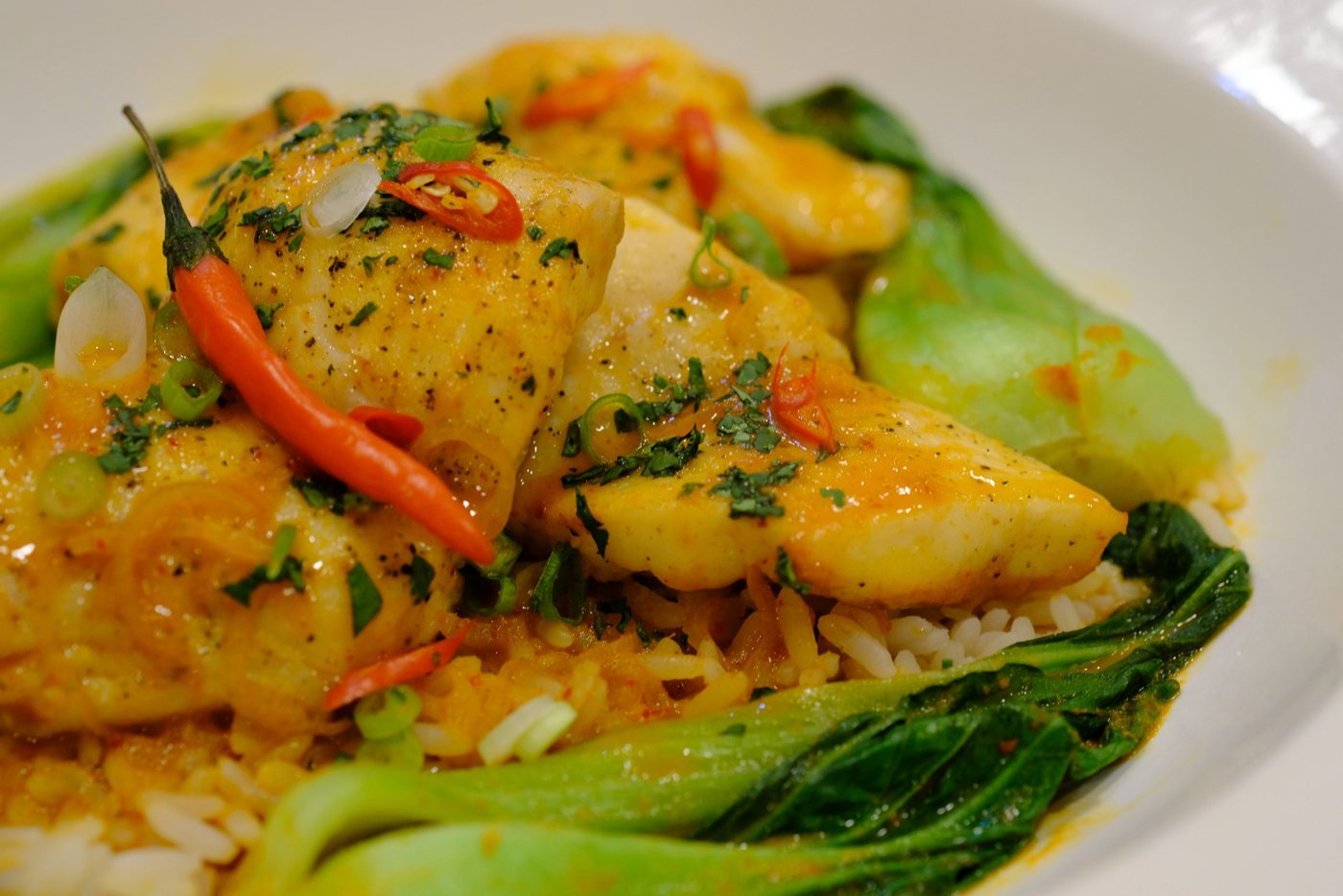 A dish from Chef Mike’s cooking series